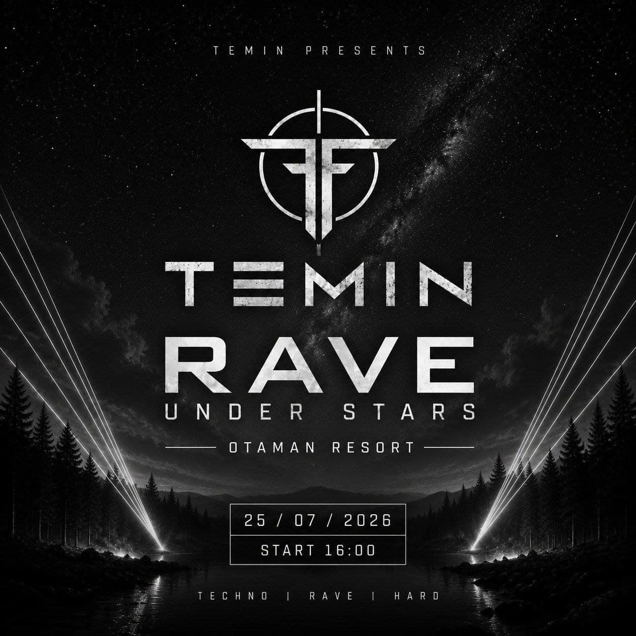 TEMIN Rave Under Stars poster